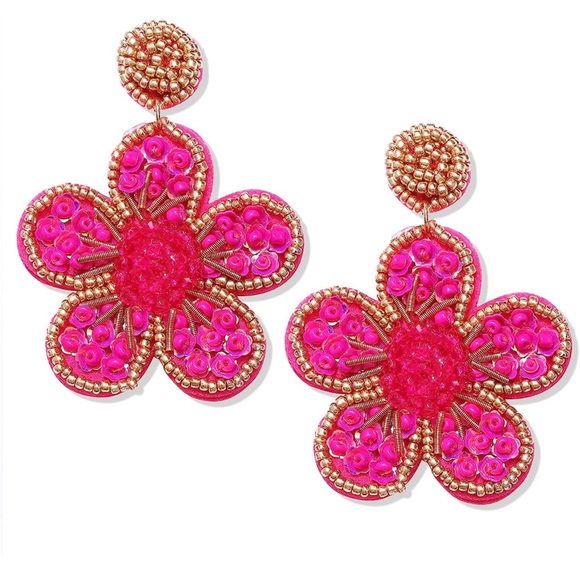 ZARA- Magical Flower Statement Earrings